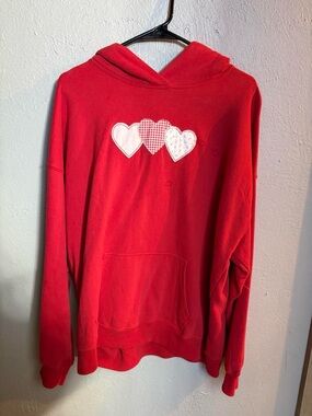 Hollister Red Pullover Hoodie